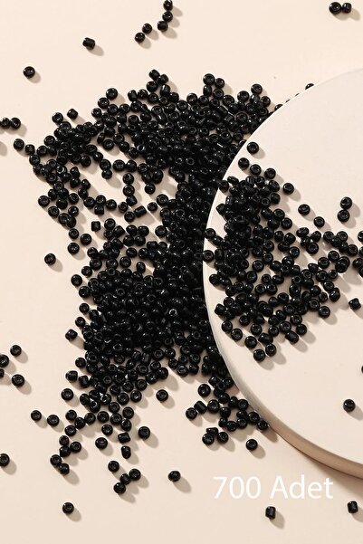 New Obsessions Матеріали для виготовлення чорних прикрас - 700 штук 0,2 см пі...