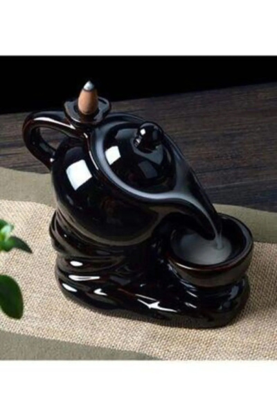 Genel Markalar Dekoratif Çaydanlık Tasarımlı Geri Akış Şelale Tütsülük - Vide...