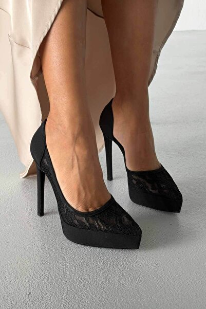 AYAKKABI PRENSİ Rex Black Lace