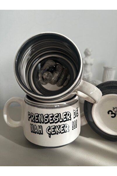 Gonulella Ah Alan Nah Alır Özel Tasarım Kupa / Mottolu Fincan / Nah Kupa / He...