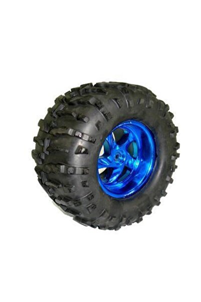 Robotistan Büyük Arazi Tekerleği 125 mm x 58 mm - Mavi