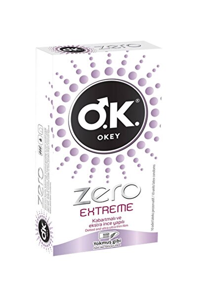Okey Prezervatif Zero Extreme 10'lu ( 1 ADET )