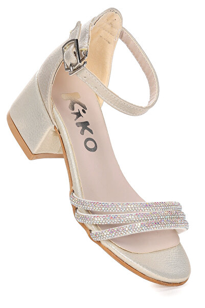 Kiko Kids Pantofi Sandale Cu Toc De 4 Cm Nobe Daily Fete