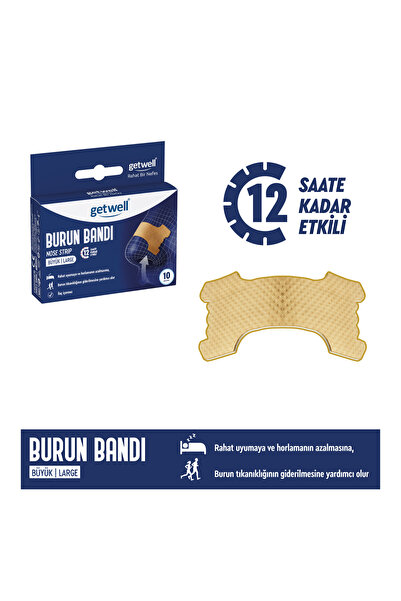 Getwell Burun Bandı Büyük Boy 10 Adet
