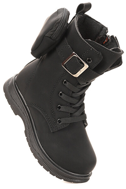 Kiko Kids Cloudia Zmrt Fermuarlı Cepli Günlük Kız Çocuk Bot Ayakkabı