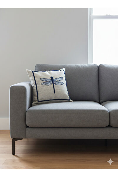 Cullinan Home غطاء وسادة على شكل اليعسوب، طقم فريد من قطعتين