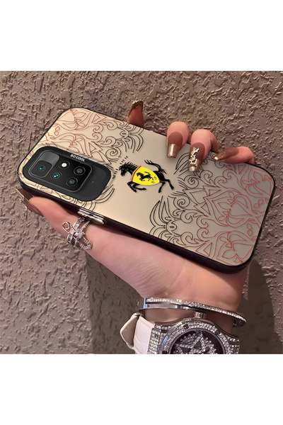 Hontinga حافظة هاتف Xiaomi Redmi 10 متوافقة مع حافة السيليكون الصلبة ذات تصمي...