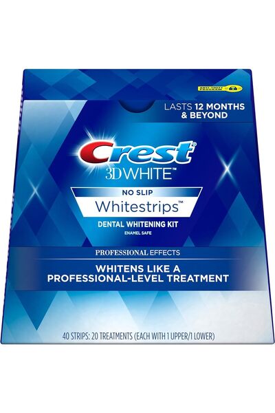 CREST شرائط تبييض الأسنان ثلاثية الأبعاد ذات التأثيرات الاحترافية