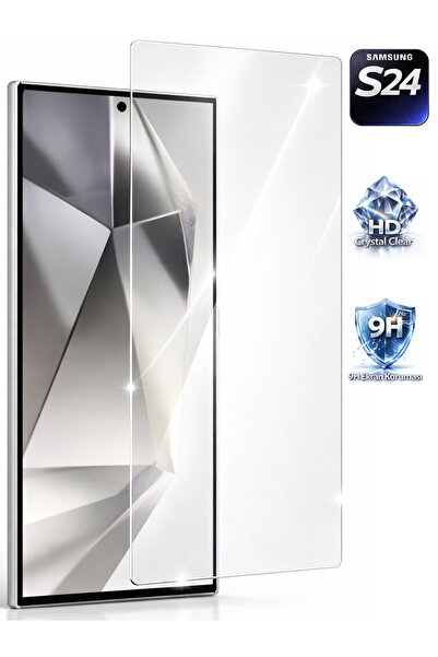 Tech&bello accessories واقي شاشة شفاف متوافق مع سامسونج S24، سمك 0.26 مم، زجا...