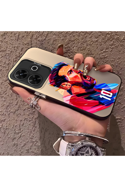 Hontinga حافظة هاتف Xiaomi Redmi 13 4G متوافقة مع الحافة السيليكونية الصلبة ذ...