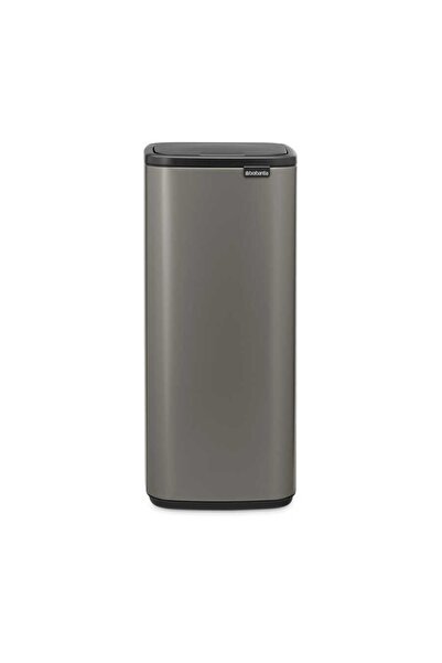 Brabantia Bo Platinum Touch Trash Can 30Lt (Width:28.7Cm-Length:31.2Cm-Height...