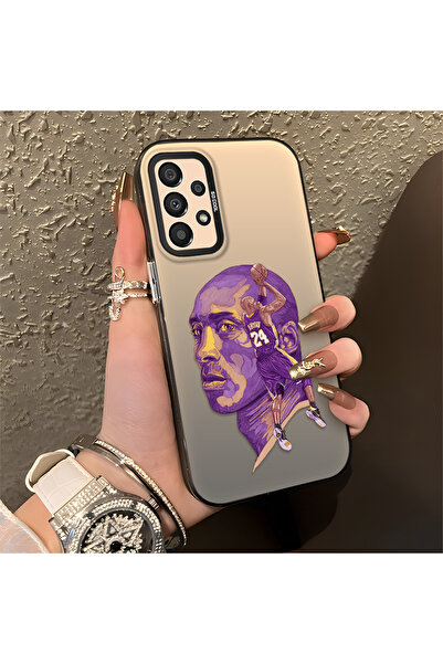 Hontinga حافظة سامسونج جالاكسي A33 المتوافقة مع كوبي براينت، ذات حافة من السي...