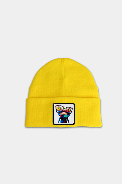 BlackBörk Chameleon Logo Yellow Children's Beret