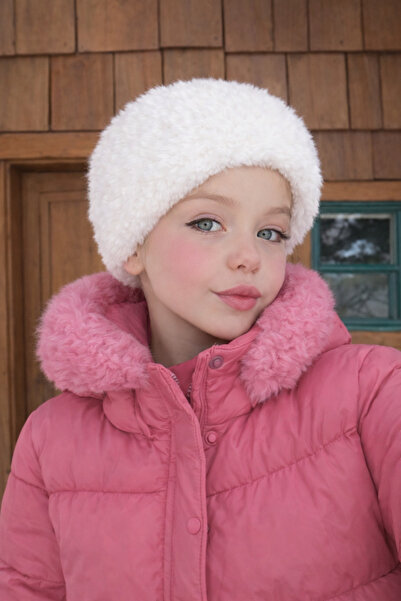 laviyonsa Girl's Double-Sided Fur Bandana 50-54 cm