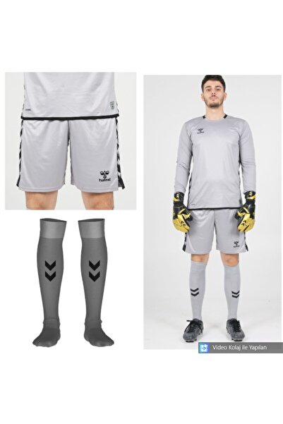 hummel KİŞİYE ÖZEL BASKILI KALECİ FORMASI+KALECİ ŞORTU+KALECİ ÇORABI ÜÇLÜ TAKIM