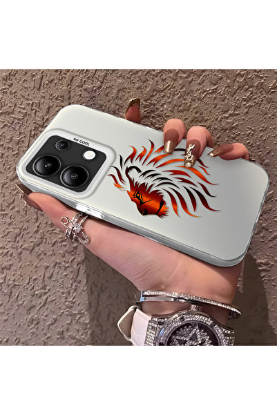 Hontinga Xiaomi Redmi Note 13 Compatible Silicone Edge Hard Back Phone Case B...