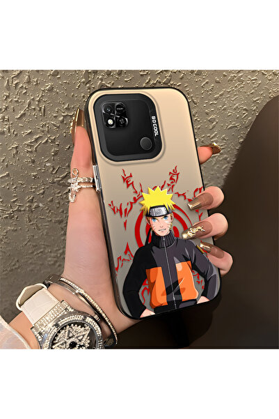 Hontinga حافظة Xiaomi Redmi 10A المتوافقة مع نمط ناروتو من السيليكون ذات الحا...