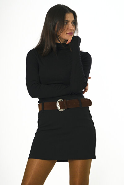 ABBRA Γυναικεία Μίνι Φούστα με Ζώνη