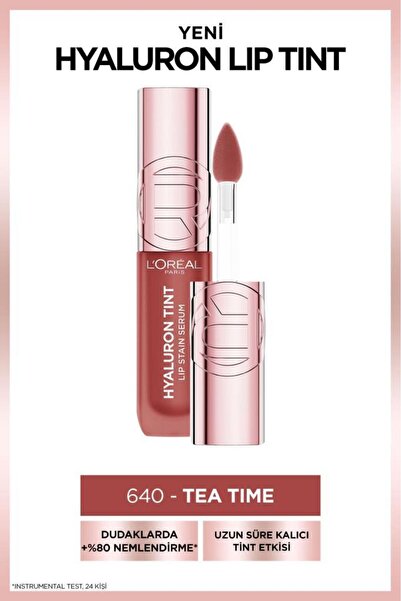 L'Oreal Paris Hyaluron Lip Tint Dudak Parlatıcı - 640 Tea Time