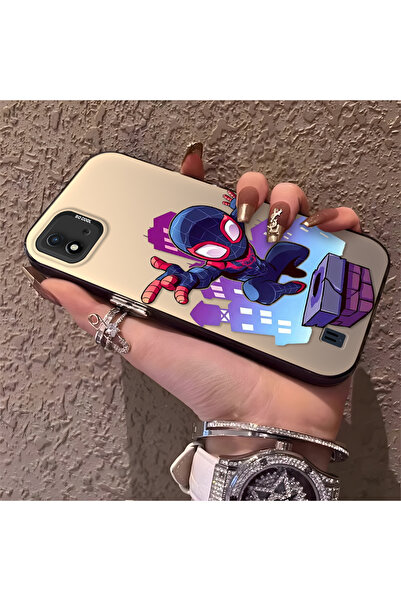 Hontinga حافظة هاتف من السيليكون الصلب متوافقة مع هاتف Realme C11 2021 بنمط س...