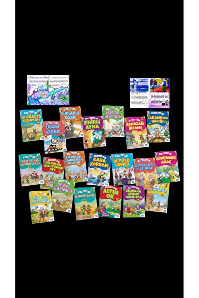 yuka yayıncılık 1 Birinci Sınıf Çocuk Klasikleri Hikaye Seti (20 Kitap) KALEM...