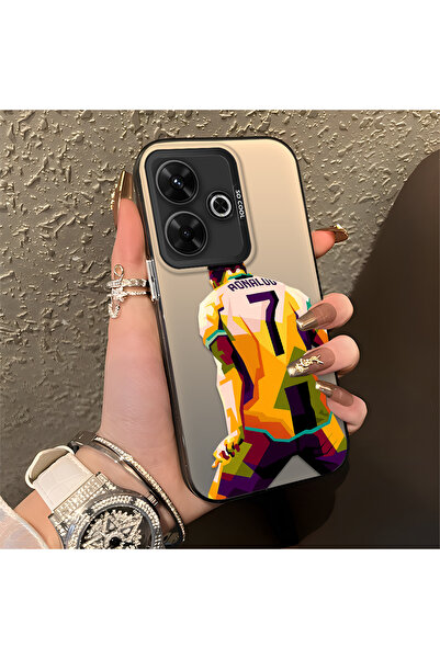 Hontinga Xiaomi Poco M6 4g Compatible Star Football Player Patterned Silicone...