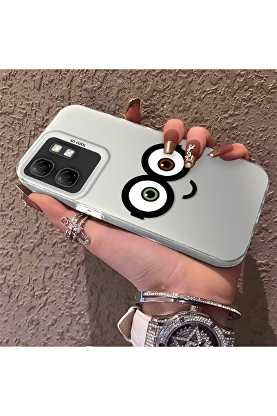 Hontinga حافظة هاتف Infinix Smart 9 متوافقة مع الحافة السيليكونية الصلبة ذات ...