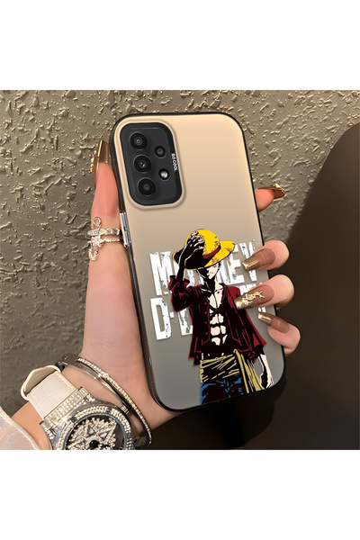 Hontinga Samsung Galaxy A23 Compatible Trend Men's Patterned Silicone Edge Ha...