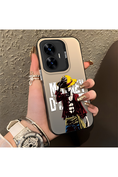 Hontinga حافظة مقاومة للصدمات من السيليكون ذات الحواف الصلبة للرجال من Realme...