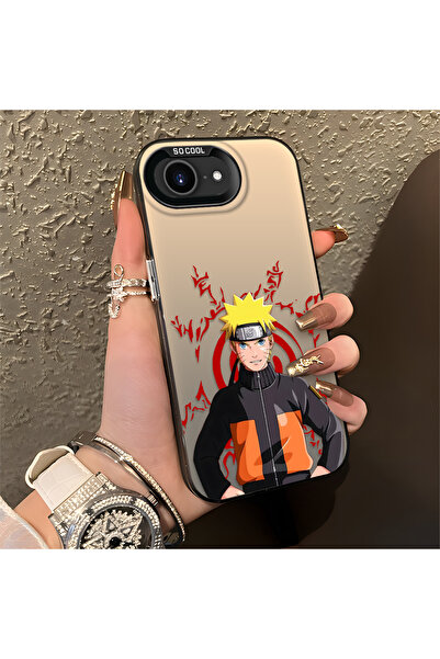 Hontinga حافظة مقاومة للصدمات من السيليكون بتصميم ناروتو متوافقة مع آيفون 16e