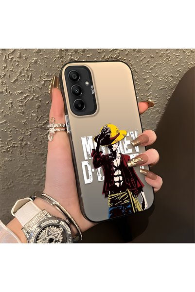 Hontinga Samsung Galaxy A15 Compatible Trendy Men's Patterned Silicone Edge H...