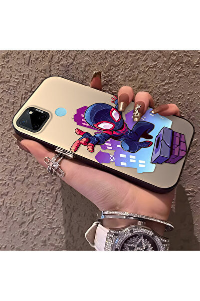 Hontinga حافظة هاتف من السيليكون الصلب متوافقة مع هاتف Realme C21Y/C25Y بنمط ...