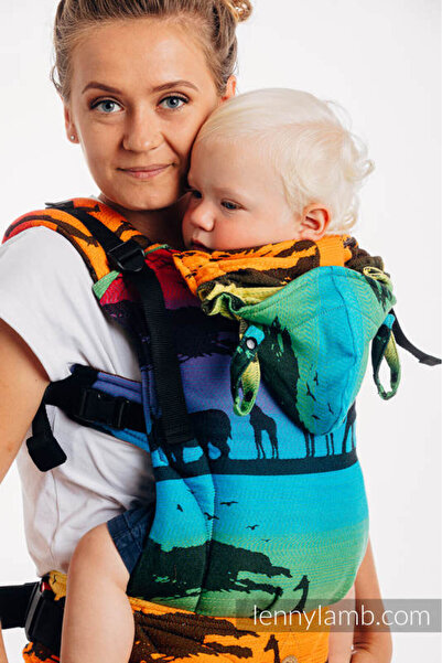 LennyLamb Marsupiu LennyGo Toddler - Safari Curcubeu