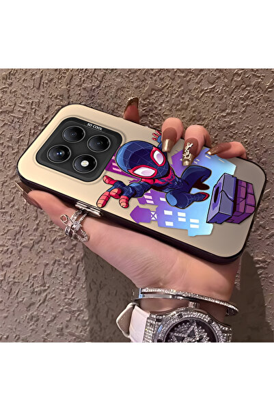 Hontinga حافظة هاتف Xiaomi Redmi Note 14 Pro 5G متوافقة مع الحافة السيليكونية...