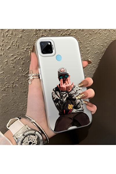 Hontinga حافظة مقاومة للصدمات من السيليكون ذات الحواف الصلبة للرجال من Realme...