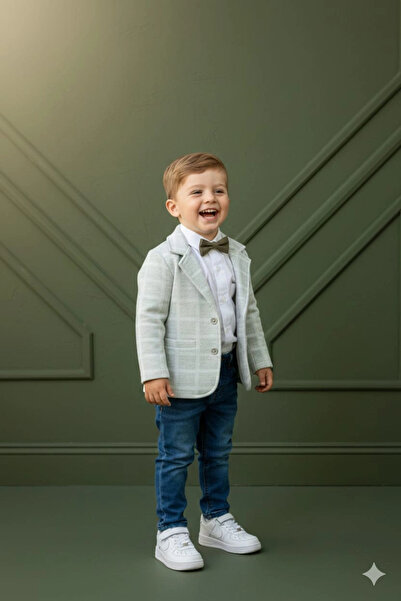 Bontino 3-Piece Premium Series for Boys with Sports Jacket, Shirt and Pants