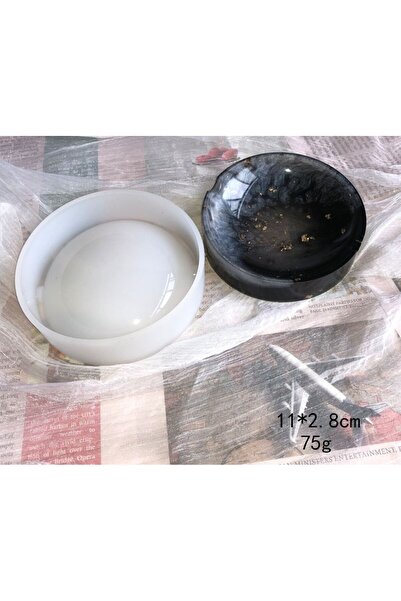 HOBİFLEX SİLİKON KALIP TAŞ TOZU İTHAL DEKORATİF YUVARLAK KÜLLÜK KALIBI EPOKSİ...