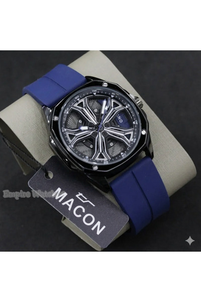 MACON Premium Multicolour Straps Watch with Spinning Wheel Display, Quartz An...