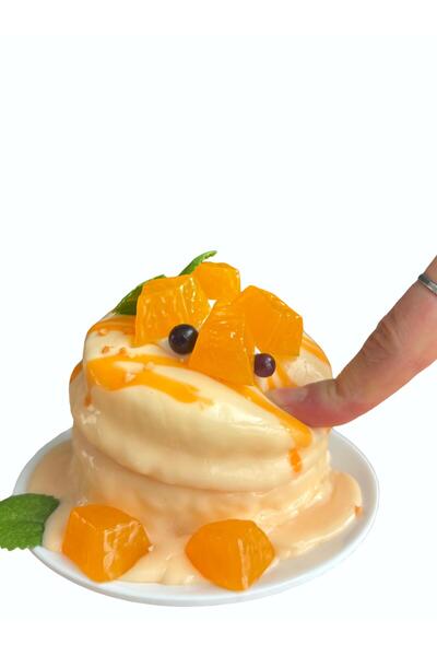 happyicecream Portakallı Pasta Maketi