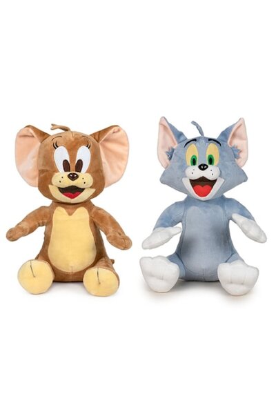 OEM Set de 2 jucării de pluș Tom și Jerry