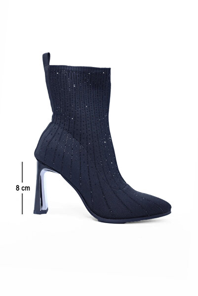 Guja Triko Yapılı Taş Detaylı Elastik Kadın Çorap Çizme