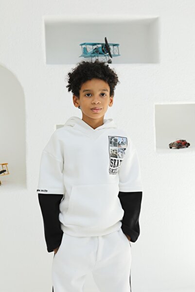 Mutlu Kids MUŠKA SWEATSHIRT SA RUKAVIMA