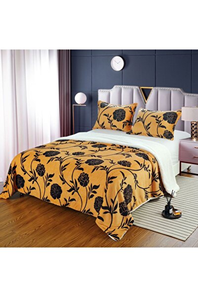 Sofia Store Premium Fur Blanket Set + 2 Fur Pillowcases, 200 x 230cm