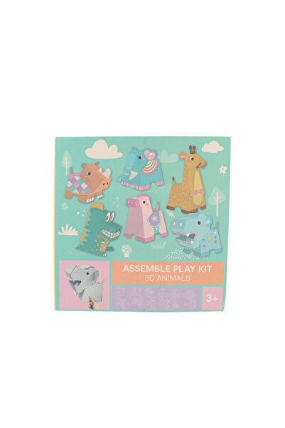 Midi مجموعة ألعاب حيوانات ثلاثية الأبعاد