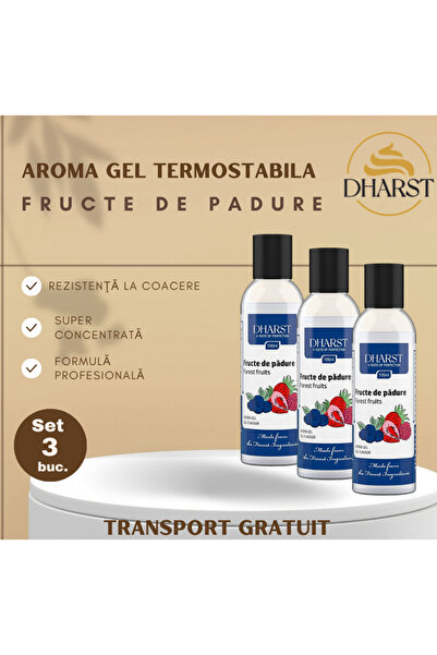 Dharst Thermostable Gel Aroma - BERRIES - 100 ml - Set of 3 pcs.