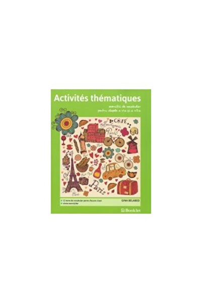 Editura Booklet Thematic activities. Vocabulary exercises for