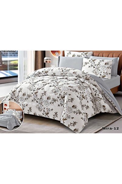 alzawia 6-piece double bed sheet set for duvet, size 250*230