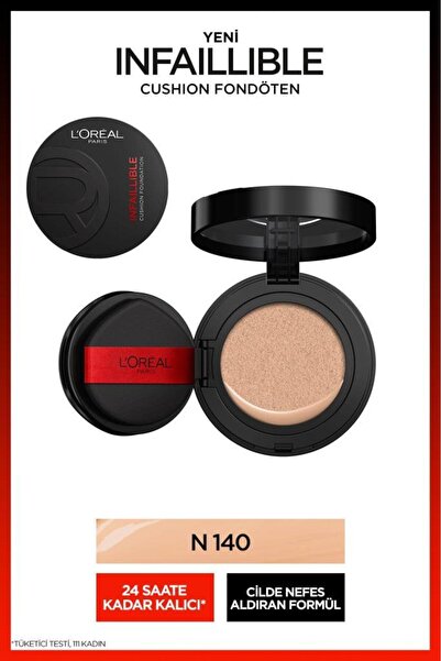 L'Oreal Paris Infaillible Freshwear Cushion Fondöten - N 140