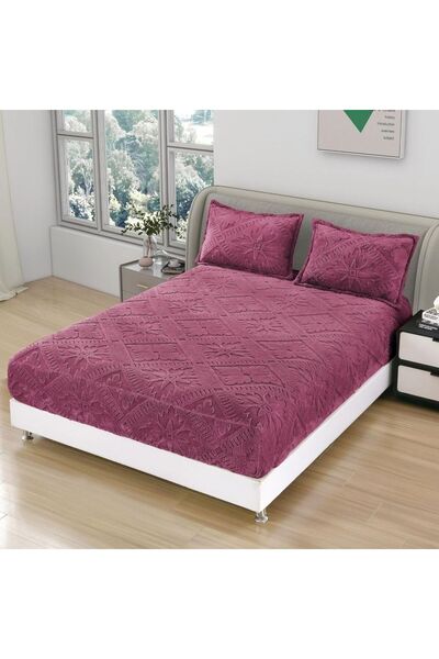 Sofia Store Set Premium Husa Pat cu Elastic + 2 Fete de Perna , 180 x 200 cm