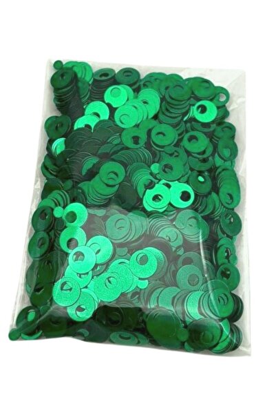 angel çanta aksesuar Green Color 1 cm Flakes 40 Gr